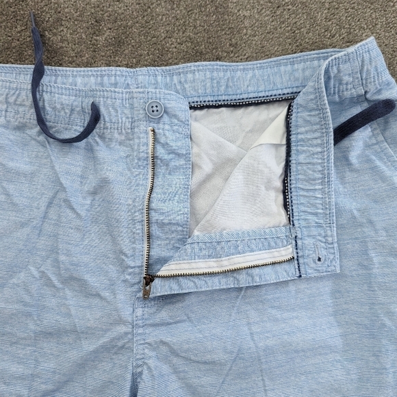IZOD blue and white cotton golf shorts waist 38 - Picture 4 of 9